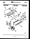 SPLASHER CONTROL Diagram and Parts List for 76-4967-00-04  Tappan Microwave Oven Combo
