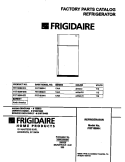 COVER Diagram and Parts List for FRT18BNHD0  Frigidaire Refrigerator