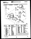SYSTEM AND ELECTRICAL PARTS Diagram and Parts List for UFS160FM2W  Kelvinator Freezer