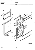 Part Location Diagram of 218460701 Frigidaire PANEL-INNER DOOR