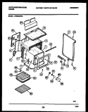 BODY PARTS Diagram and Parts List for KF420GDD8  Frigidaire Range
