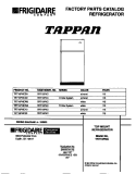COVER Diagram and Parts List for TRT16PNCW2  Tappan Refrigerator