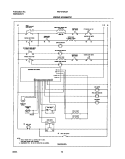 WIRING SCHEMATIC Diagram and Parts List for FEF379ACH  Frigidaire Range