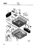 RACKS Diagram and Parts List for FDB989GFW2  Frigidaire Dishwasher