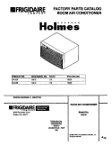 COVER Diagram and Parts List for HA10B  Frigidaire Air Conditioner