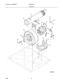 MOTOR Diagram and Parts List for EIGD55IKG0  Electrolux Dryer