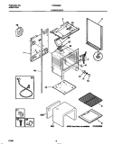 LOWER BODY Diagram and Parts List for TGO346BCWB  Tappan Range