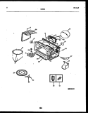 WRAPPER AND BODY PARTS Diagram and Parts List for 56-9381-00-03  Tappan Microwave