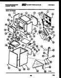 CABINET PARTS AND HEATER Diagram and Parts List for SM115MXW2  Frigidaire Washer