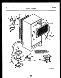 SYSTEM AND AUTOMATIC DEFROST PARTS Diagram and Parts List for GTN181BL0  Frigidaire Refrigerator