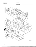 ICE CONTAINER Diagram and Parts List for FRS20ZRGWA  Frigidaire Refrigerator