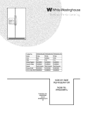 COVER Diagram and Parts List for WRS26MR4JB6  Crosley Refrigerator
