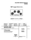 COVER Diagram and Parts List for FEC36C2ASB  Frigidaire Cooktop