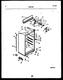 CABINET PARTS Diagram and Parts List for ATG173NLD0  Frigidaire Refrigerator