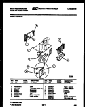 ELECTRICAL PARTS Diagram and Parts List for AC064L7A2  Frigidaire Air Conditioner