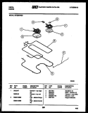 BROILER PARTS Diagram and Parts List for 30TESKWED1  Tappan Range