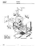 LOWER BODY Diagram and Parts List for FEB755BBBD  Frigidaire Wall Oven