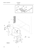 SYSTEM Diagram and Parts List for WFC20M4BW2  Westinghouse Freezer