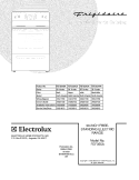 COVER Diagram and Parts List for FEF355AQK  Frigidaire Range