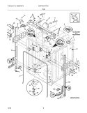 TUB Diagram and Parts List for EDW7505HPS0A  Electrolux Dishwasher