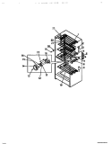 INTERIOR CABINET Diagram and Parts List for UFS16KW2  Frigidaire Freezer