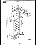 CABINET PARTS Diagram and Parts List for GRT15DRAD1  Gibson Refrigerator