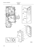 BURNER Diagram and Parts List for CPCF3091LFB  Frigidaire Range