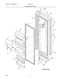 Part Location Diagram of 241543201 Frigidaire SCREW