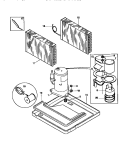 COMPRESSOR PARTS Diagram and Parts List for WAC063T7A5  Frigidaire Air Conditioner
