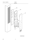 CONTROLS Diagram and Parts List for EI28BS36IS4  Electrolux Refrigerator
