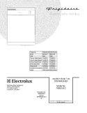 COVER Diagram and Parts List for FDB510LCS6  Frigidaire Dishwasher