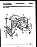 DOOR PARTS Diagram and Parts List for SU880RXR1  Frigidaire Dishwasher