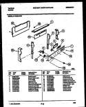 BACKGUARD Diagram and Parts List for 31-2452-00-01  Tappan Range
