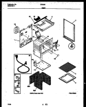 BODY PARTS Diagram and Parts List for GF600ND9  Frigidaire Range