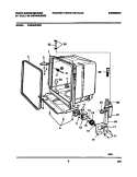 TUB Diagram and Parts List for DB664RBR0  Frigidaire Dishwasher