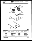 BROILER PARTS Diagram and Parts List for REP306CV2  Kelvinator Range