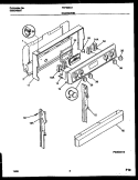 BACKGUARD Diagram and Parts List for FEF352CATB  Frigidaire Range
