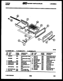 BROILER DRAWER PARTS Diagram and Parts List for 30-3348-00-02  Tappan Range