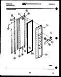 Part Location Diagram of 3201857 Frigidaire DOOR HANDLE Assembly