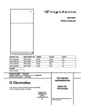 COVER Diagram and Parts List for FRT21KS5AQ3  Frigidaire Refrigerator