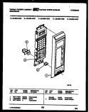 CONTROL PANEL Diagram and Parts List for 56-4994-10-08  Tappan Microwave