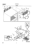 SYSTEM Diagram and Parts List for FRT15B1BW0  Frigidaire Refrigerator
