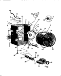 DRUM Diagram and Parts List for DG600JXF1  Frigidaire Dryer