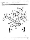 CONSOLE & CONTROLS Diagram and Parts List for MLXE42RBW1  Frigidaire Washer Dryer Combo