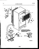 SYSTEM AND AUTOMATIC DEFROST PARTS Diagram and Parts List for ATG150NLW2  Frigidaire Refrigerator