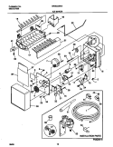 ICE MAKER Diagram and Parts List for WRS22WNHW2  Frigidaire Refrigerator