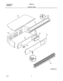 Part Location Diagram of 318027101 Frigidaire TRIM