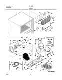 SYSTEM Diagram and Parts List for FRT18B5AW1  Frigidaire Refrigerator