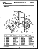 POWER DRY AND MOTOR PARTS Diagram and Parts List for 61-1170-00  Tappan Dishwasher