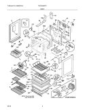 BODY Diagram and Parts List for FGEF3056KFC  Frigidaire Range